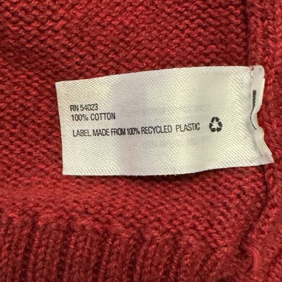 Gap Men’s XL Red Half Zip Sweater Pullover Classic Heritage 100% Durable Cotton - Picture 9 of 12